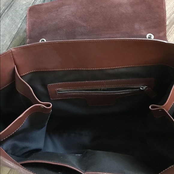 Alberta Di Canio Leather Winged Tote - Picture 3 of 5